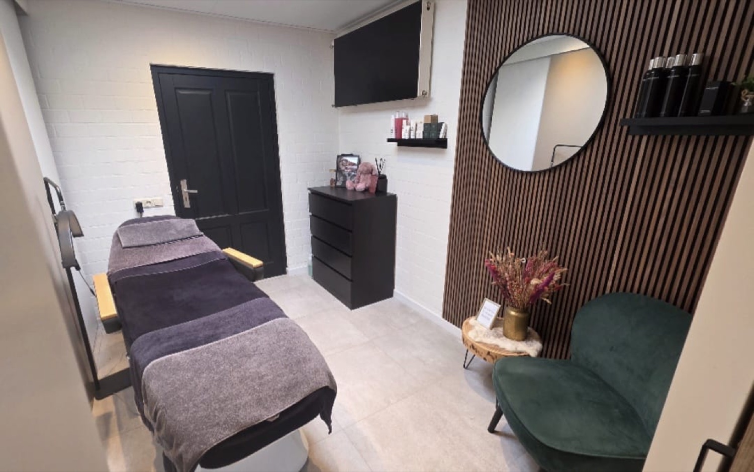 Behandelruimte van Beautysalon Pleun